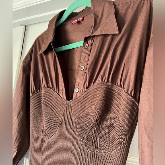 Staud Mixed Media sweater dress, never worn - Picture 3 of 5